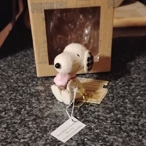 Jim Shore Peanuts Snoopy Figurine - White and Black